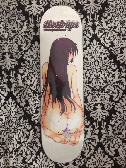Hentai skateboard deck 🔥 Hook ups decks Skateboard art desig